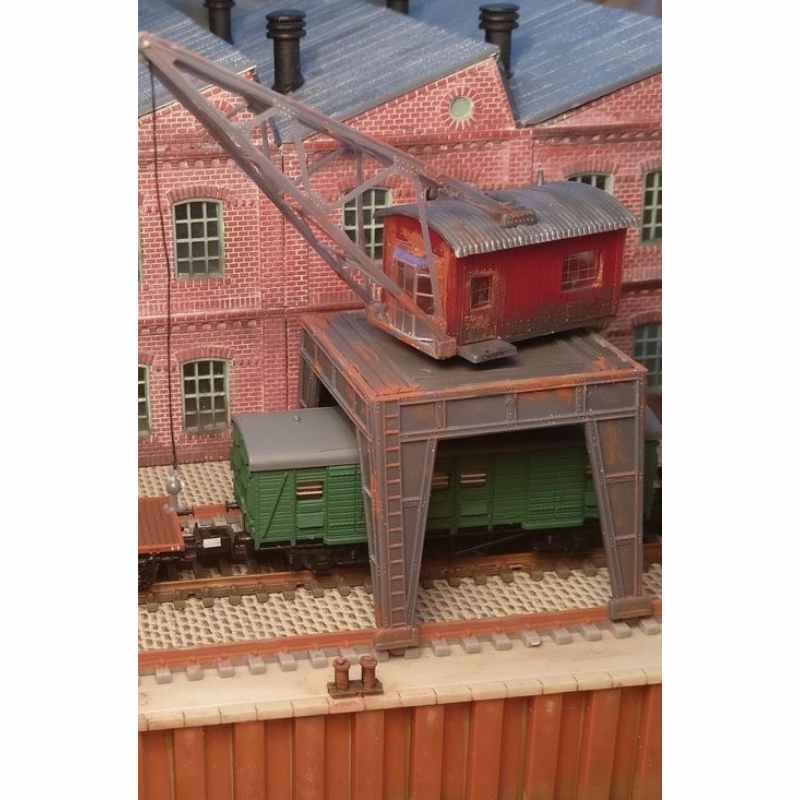 N Gauge Loading Crane Kit Dream Steam