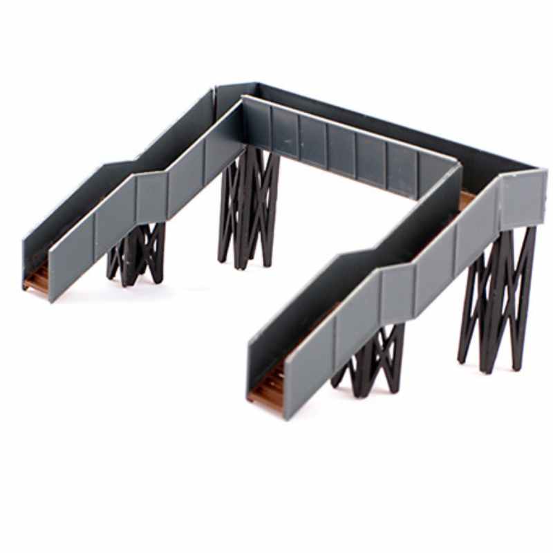 N Gauge Kestrel GMKD38 Steel Footbridge Kit Dream Steam