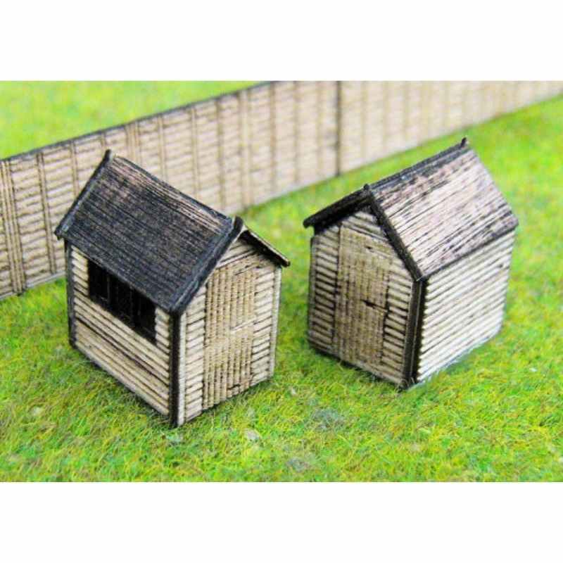 Kestrel GMKD53 N Scale Garden Sheds (2) KIt