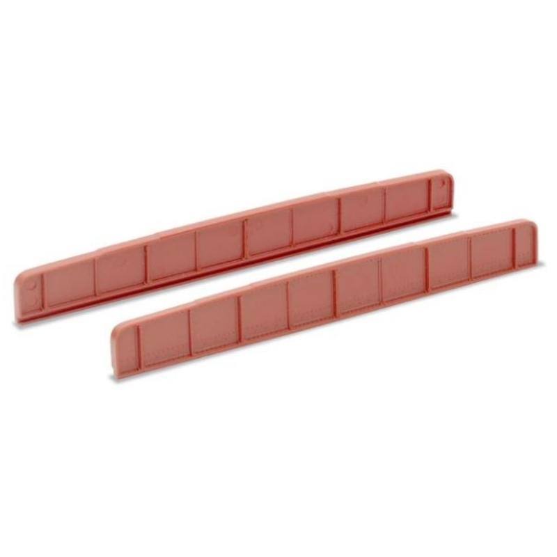 N Gauge Girder Bridge Side, Plate Girder Type, Red Oxide