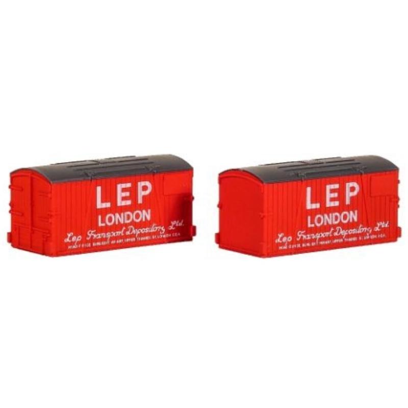 PECO N Gauge LEP Furniture removals (pack of 2) Containers Accessories