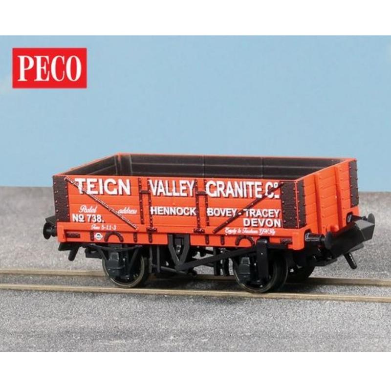 PECO N Gauge 5-Plank Teign Valley Wagon