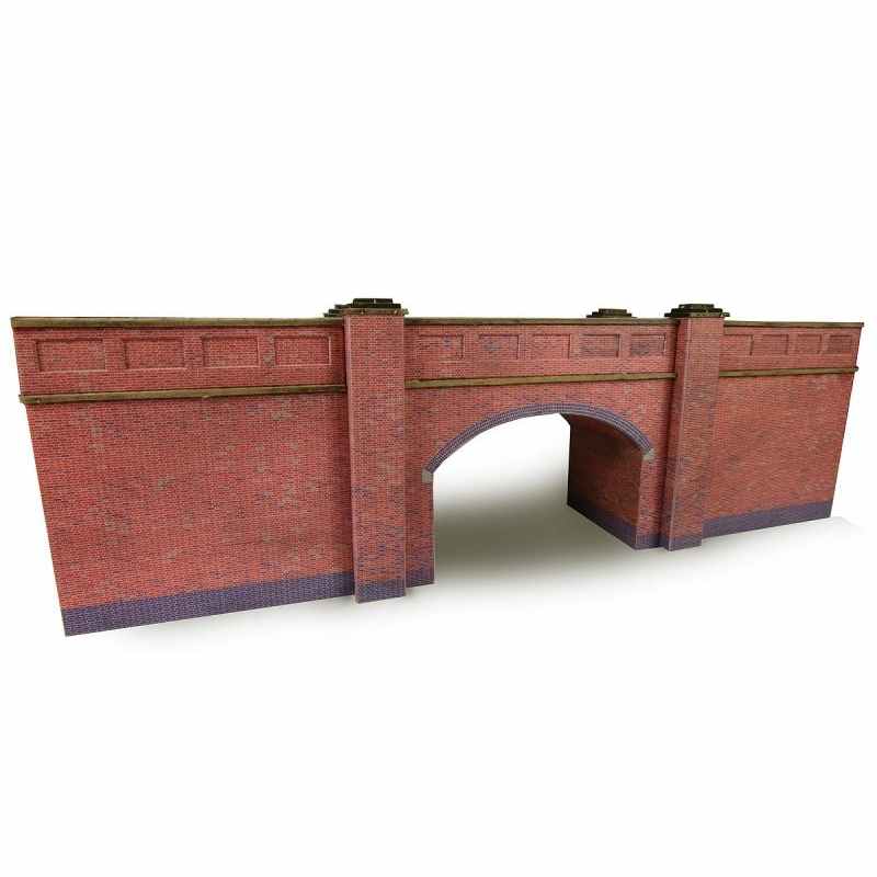 Metcalfe N Scale Railway Bridge in Red Brick