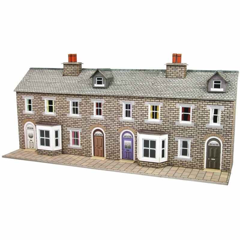 Metcalfe N Low relief stone terraced house fronts