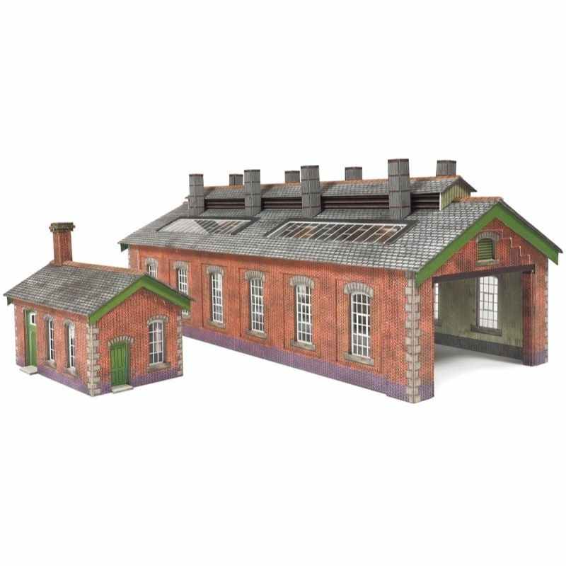 Metcalfe N Scale Double Track Engine Shed