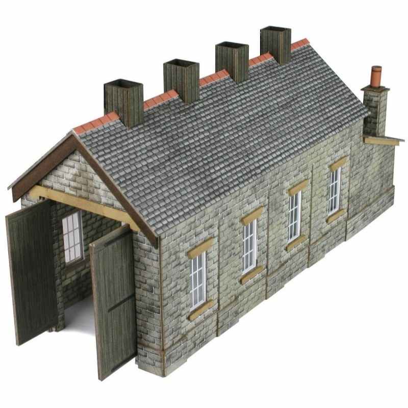 Metcalfe N Scale Stone Single Track Engine Shed