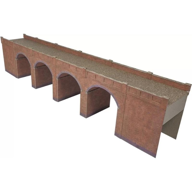 Metcalfe OO/HO Scale Double Track Red Brick Viaduct