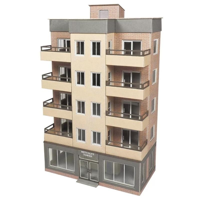 Metcalfe 00/H0 Scale Low Relief Tower Block