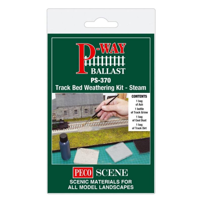 P-Way Track Bed Weathering Kit - Steam