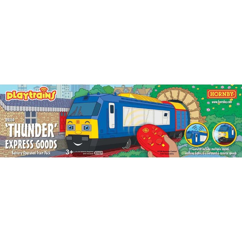 Hornby Playtrains - Thunder Express Goods Battery Operated Train Pack