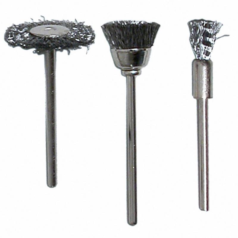 Modelcraft - 3 Assorted Steel Brushes