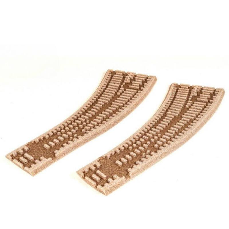 PECO OO Gauge Ballast Inlay, Curved Turnout Turnout, Left Hand
