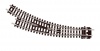 PECO N Gauge Curved Turnout, Right Hand