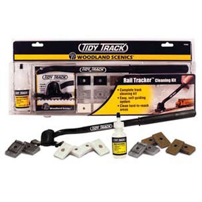 Woodland Scenics Tidy Track Rail Tracker Cleaning Kit