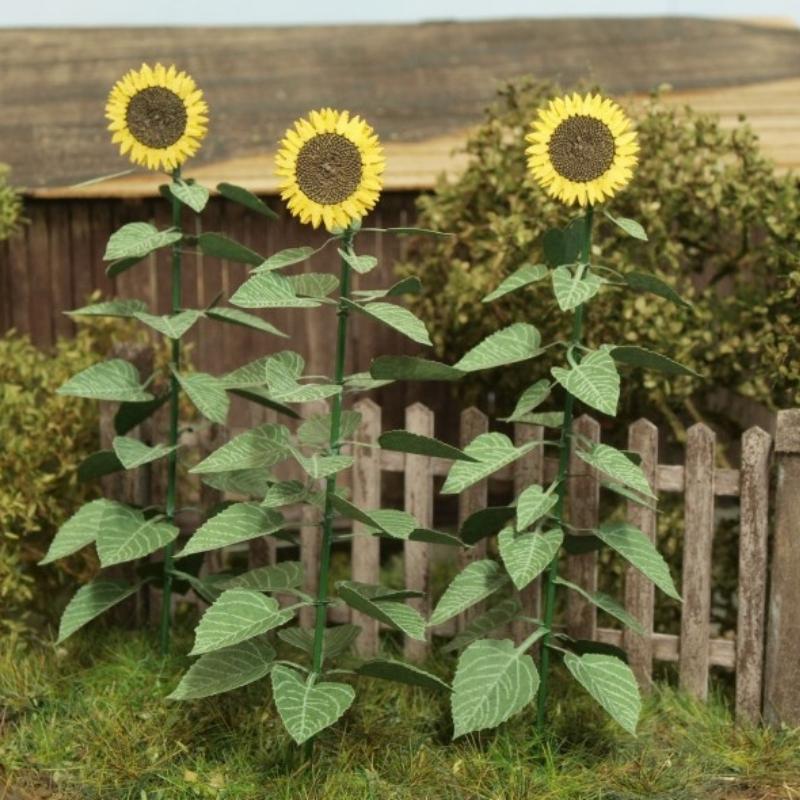 Model Scene Sunflowers 1:45 / 1:56 O Scale