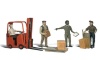 HO Workers W/Forklift