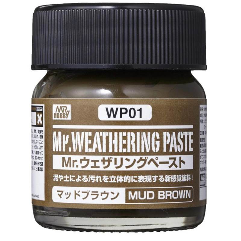 Mr Hobby Weathering Paste Mud Brown - 40ml