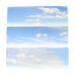 Cloudy Sky Small Photo Back Scene (1372 x 152 mm)