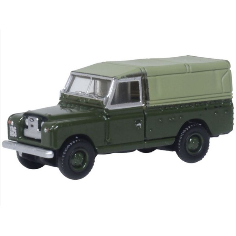 Oxford Diecast TT Gauge Land Rover Series II LWB Canvas Bronze Green ...