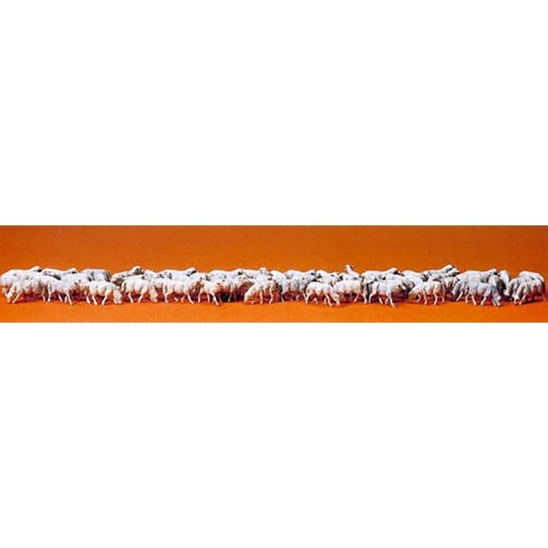 Preiser OO/HO Sheep (60) Standard Figure Set