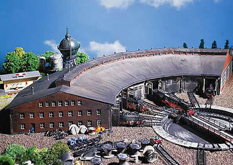 Faller N Gauge Two Road Roundhouse Kit I Dream Steam