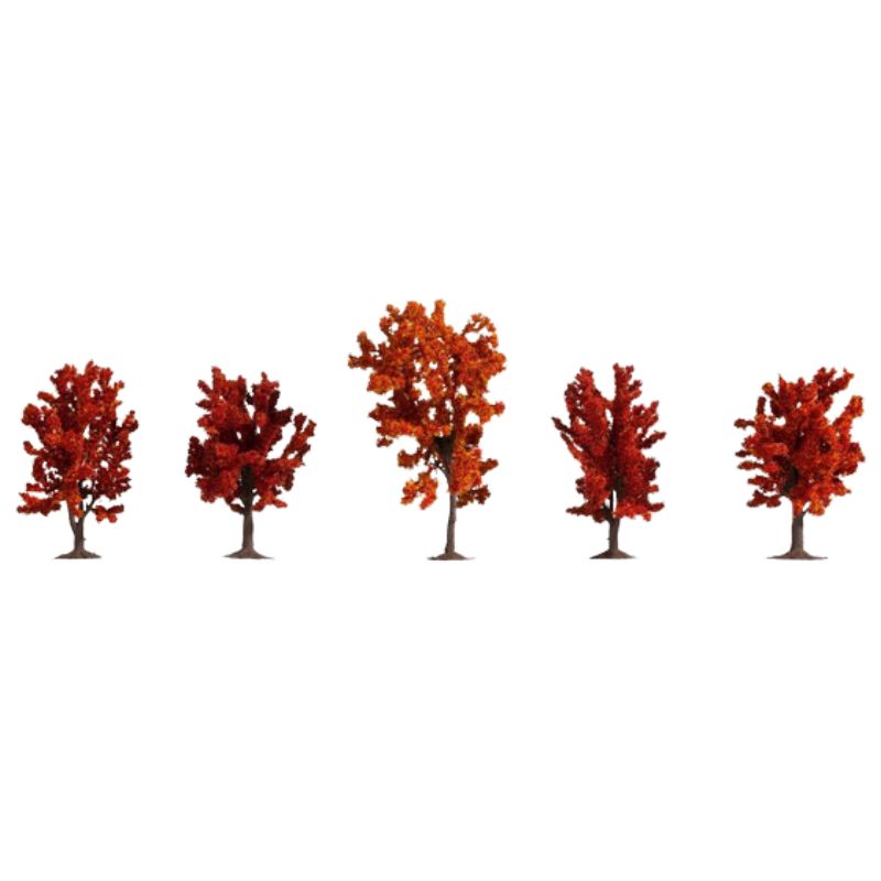 Noch Autumn Trees (5) 80-100mm Classic Set