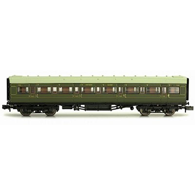 Dapol N Gauge Maunsell SR 1st Class Coach Lined Green 7668