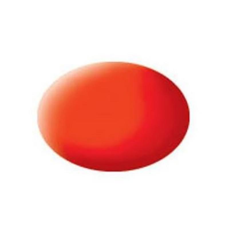 Revell Acrylic Paint 'Aqua' (18ml) Solid Matt Luminous Orange