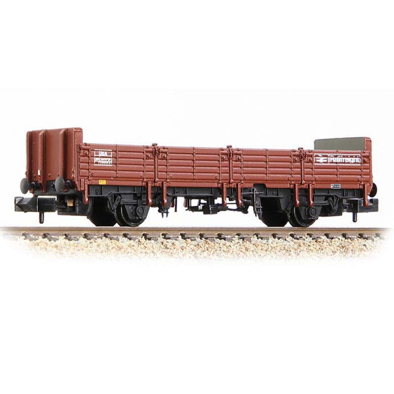 Graham Farish N Gauge BR OBA Open Wagon Low Ends BR Freight Brown (Railfreight) No.110004