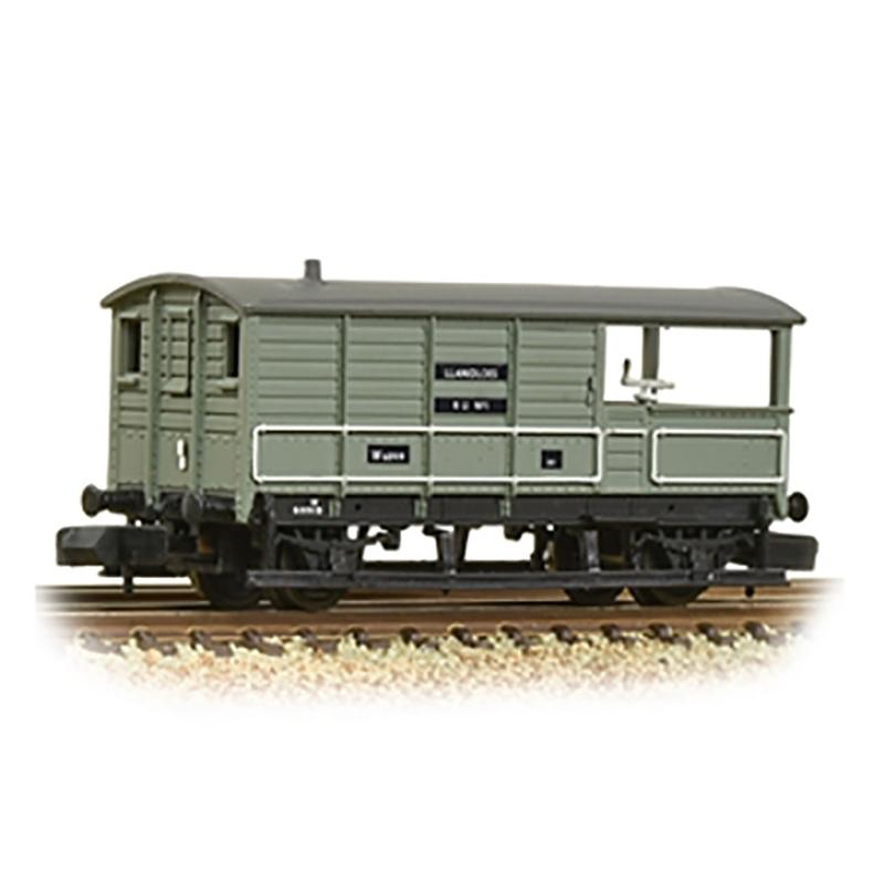 Graham Farish N Gauge GWR 20T 'Toad' Brake Van BR Grey (Early)