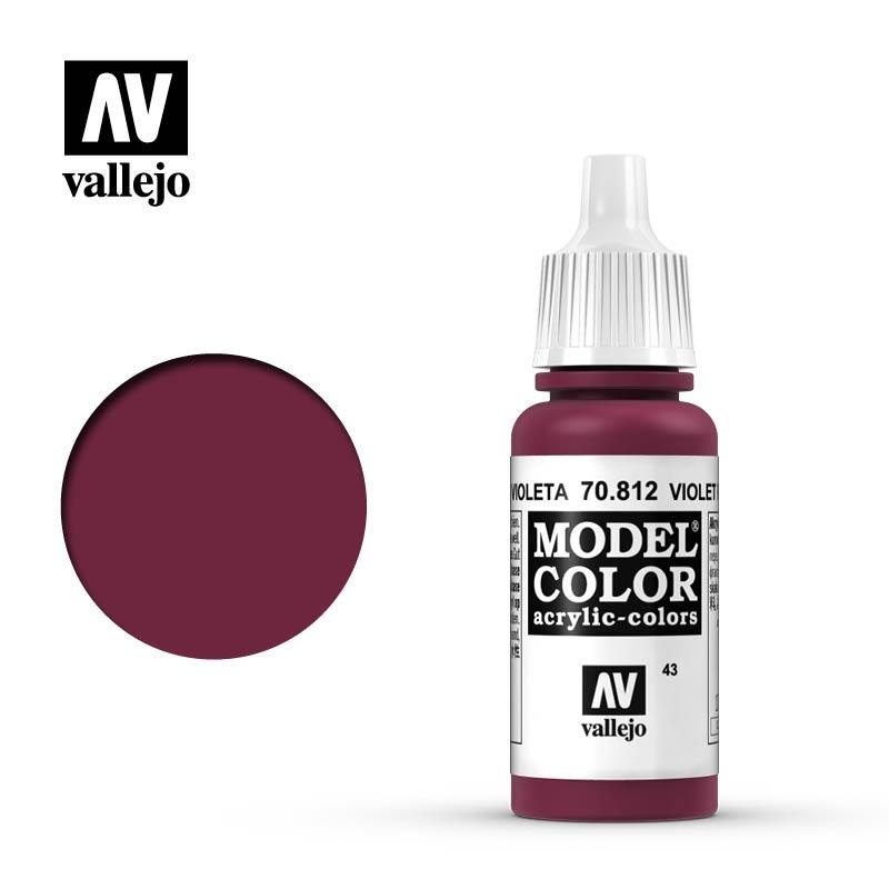 Vallejo Model Color Violet Red