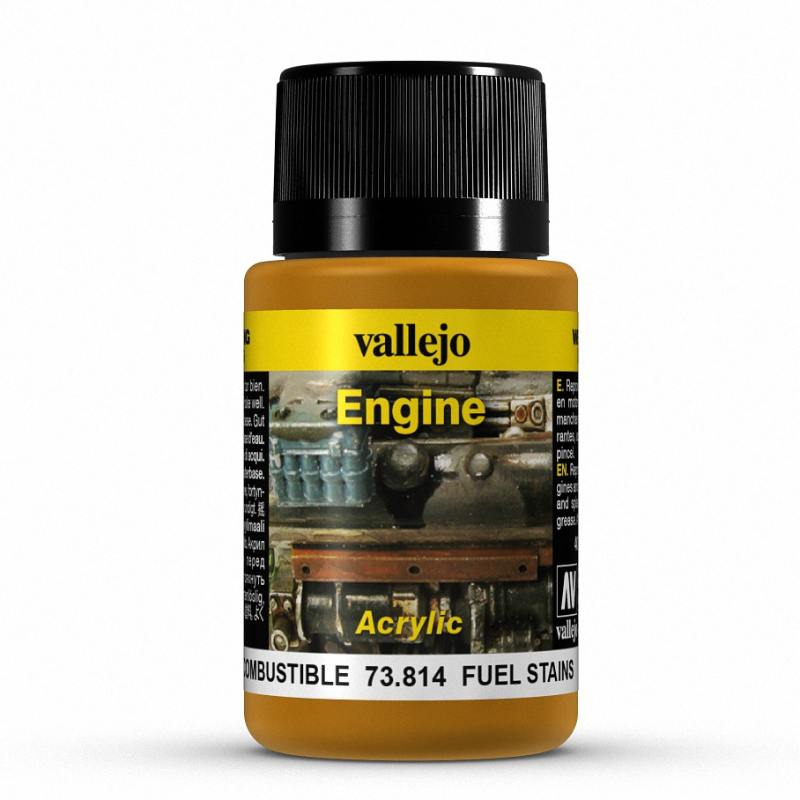 Vallejo Weathering Effects 40ml - Fuel Stains