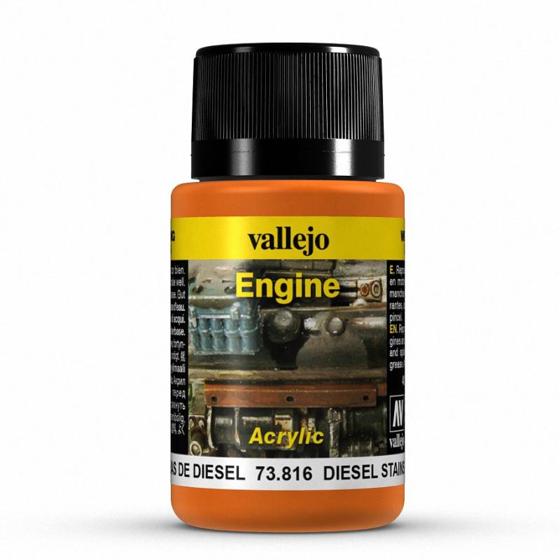 Vallejo Weathering Effects 40ml - Diesel Stain