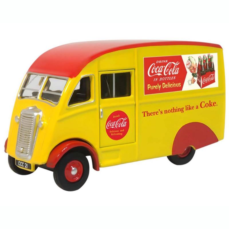 OO Gauge Oxford Diecast Commer Q25 Van Coca Cola