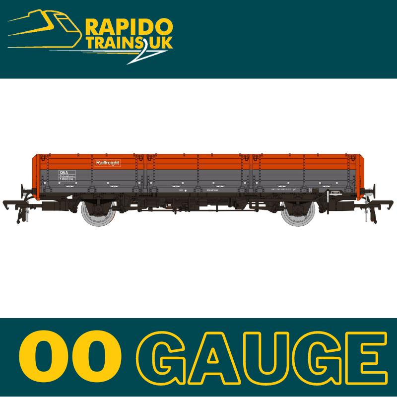 Rapido OO Gauge OAA No. 100004, Railfreight red/grey