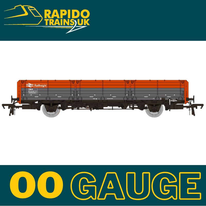Rapido OO Gauge OAA No. 100081, Railfreight red/grey