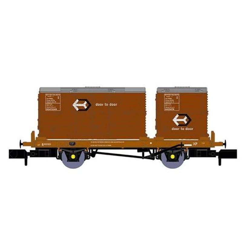 Rapido N Gauge BR ‘Conflat P’ No. B933648 (with bauxite containers