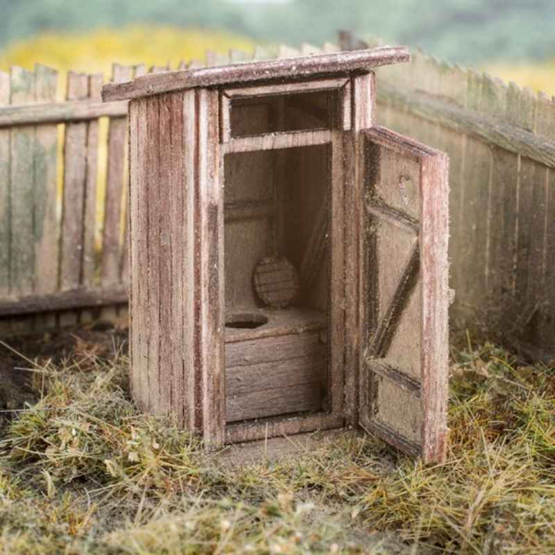 Model Scene Outhouse (kit) 1:160