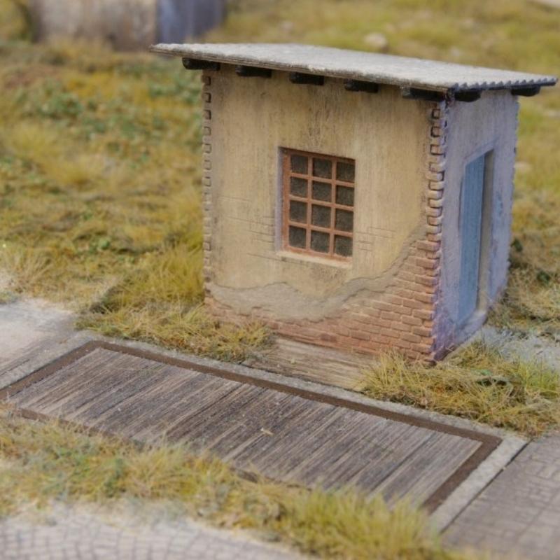 Model Scene Old weight station H0 (kit)