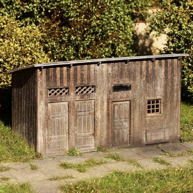 Model Scene Shed for materials H0 (kit)