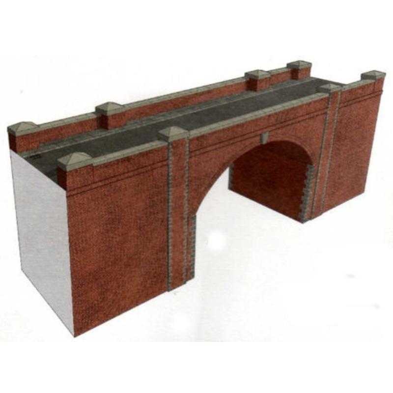 OO Gauge Superquick A14 Red Brick Bridge/Tunnel Entrance Card Kit