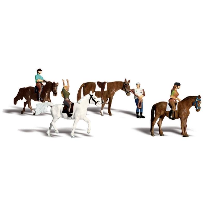 Woodland Scenics HO Scale Horseback Riders