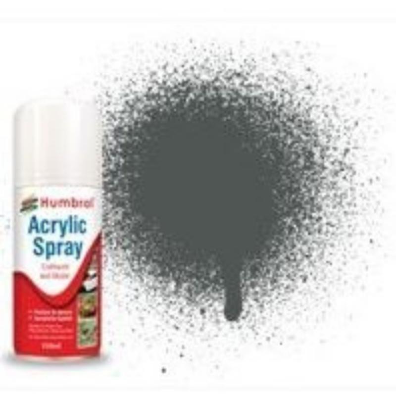 Humbrol No  27 Sea Grey Matt - 150ml Acrylic Spray Paint