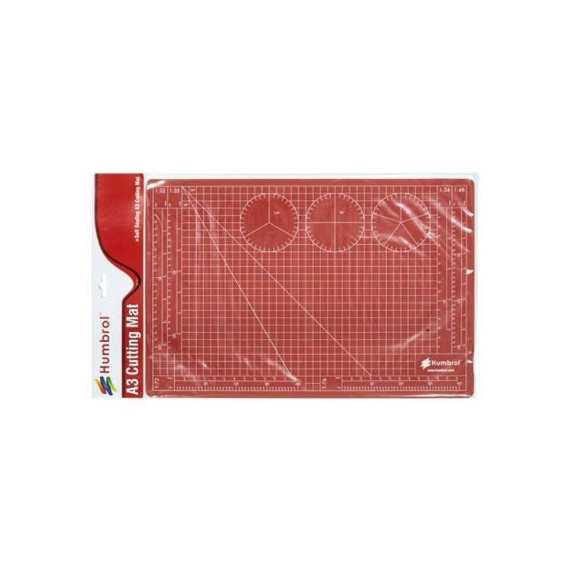 Humbrol  A3 Cutting Mat Red