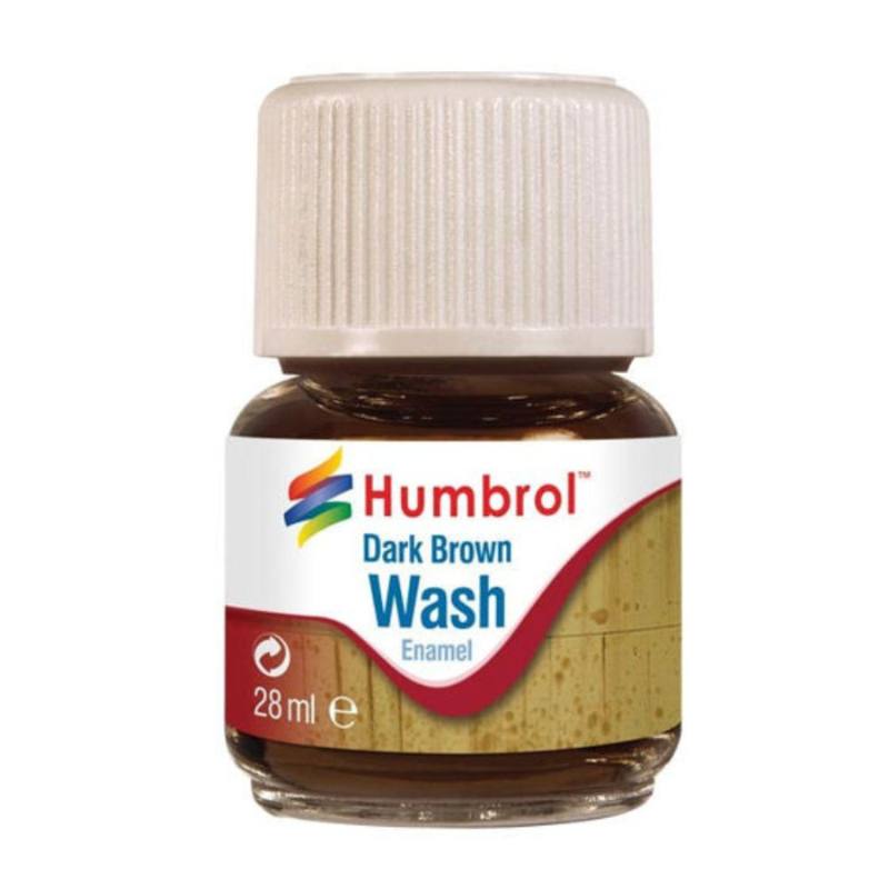 Humbrol Dark Brown Enamel Wash (28ml)