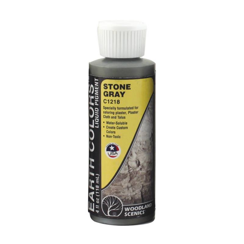 Stone Grey Earth Colours Liquid Pigment 4 fl. oz.