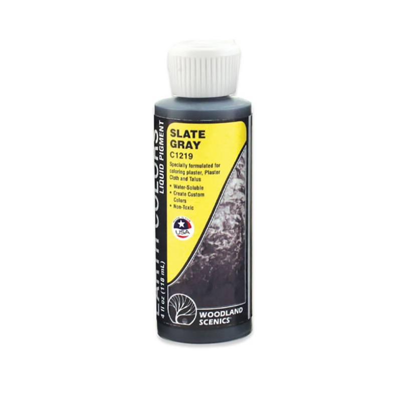 Slate Grey Earth Colours Liquid Pigment 4 fl. oz.