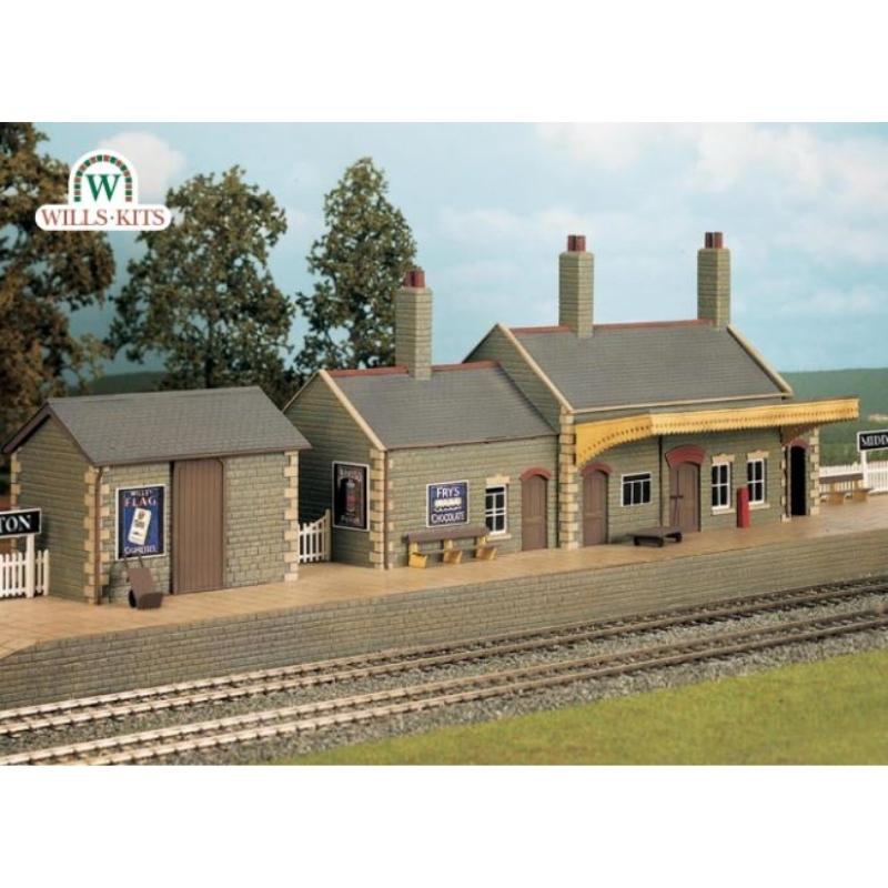 Wills Kits OO Gauge Country Station Building Dream Steam