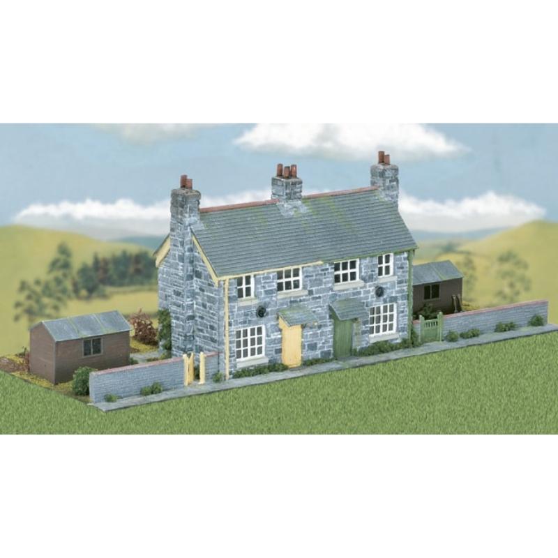 Wills Kits OO Gauge Semidetached Stone Cottages Dream Steam