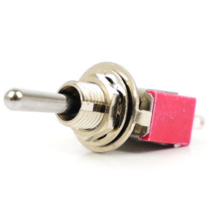 Gaugemaster GM510 SPDT Mini-Toggle Switch - Momentary Action, Centre Off, For Model Railway Point Motors